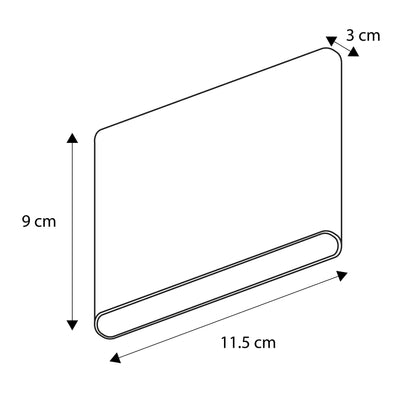 Lampara Estevez Slim para exteriores 3000k