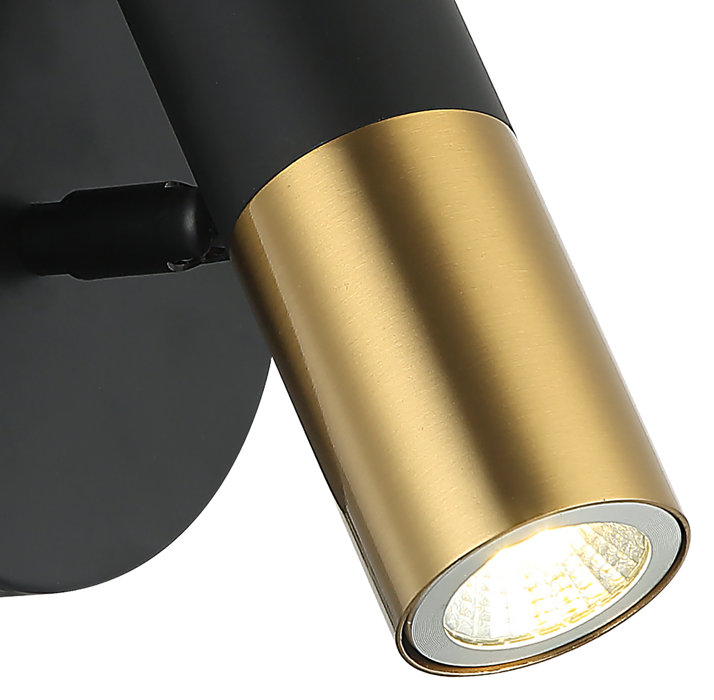 Luminaria de pared Grigo negro y oro 3000k Tecnohome