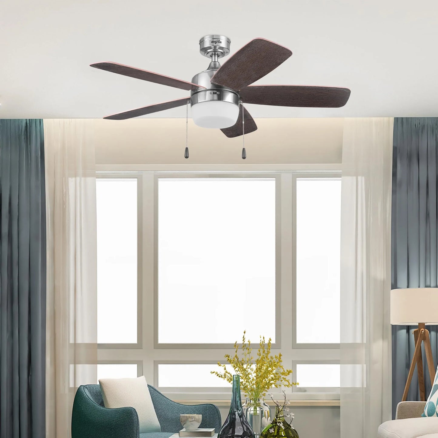 Ventilador Coolfan Lugo de 44" con aspas reversibles
