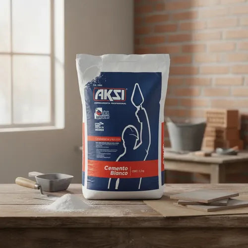 AKSI Cemento para construcción y acabados de 1.5 kg