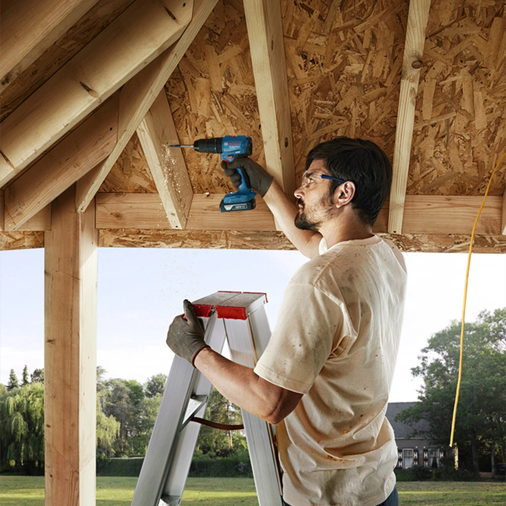 Combo Bosch Professional de Taladro percutor atornillador GSB 185-LI y Esmeriladora GWS 185-LI