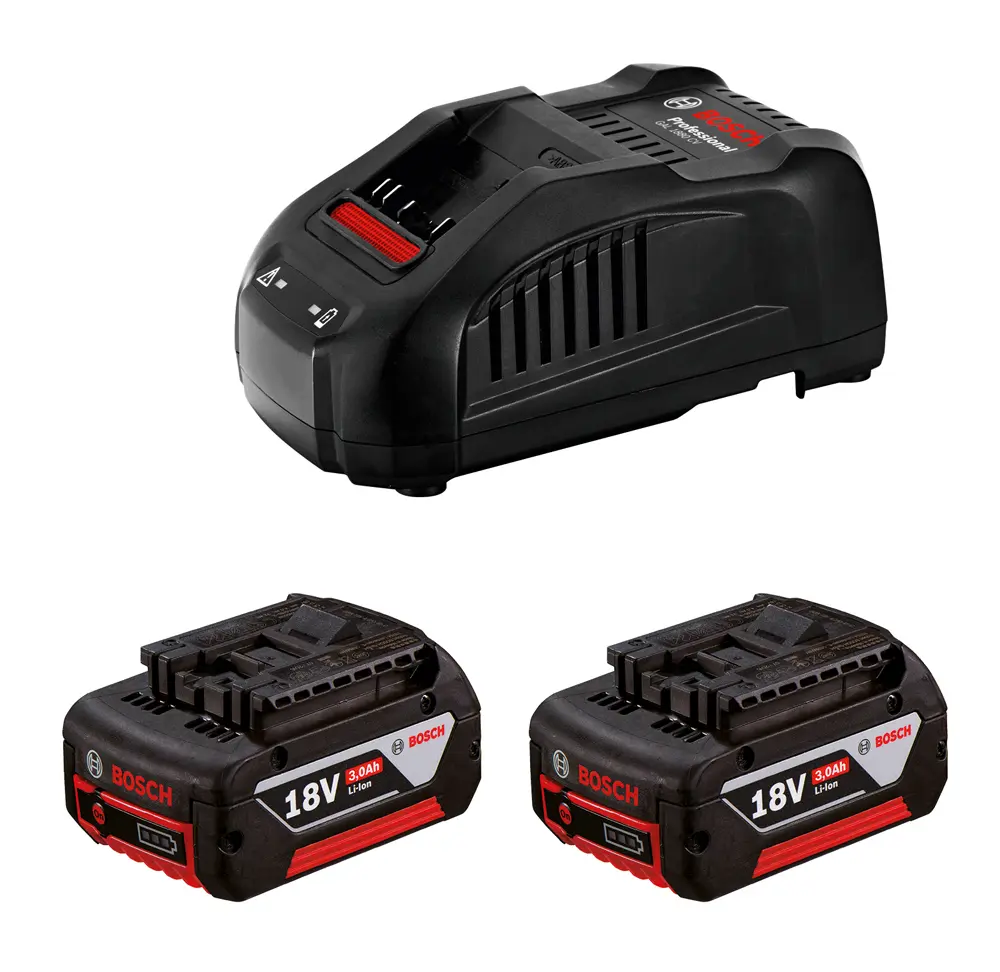 Kit Bosch de 2 baterías GBA 18V 4.0Ah y Cargador GAL 1880 CV