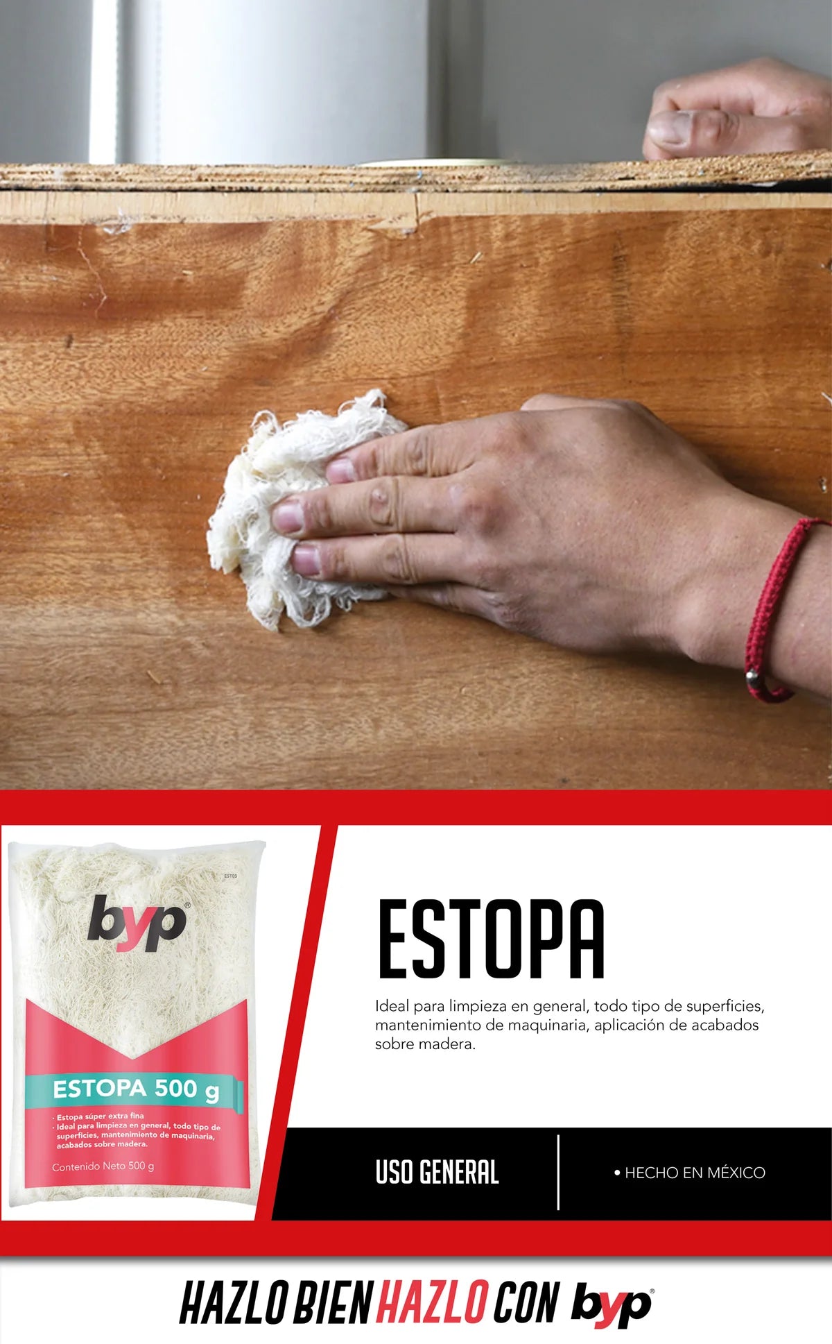 Estopa multiusos BYP de 500g