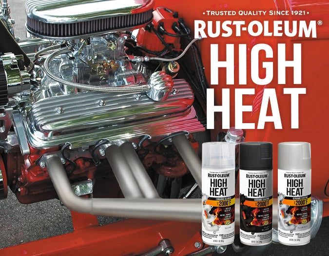 Pintura en aerosol aluminio de alta temperatura automotriz 340 gr Rust Oleum
