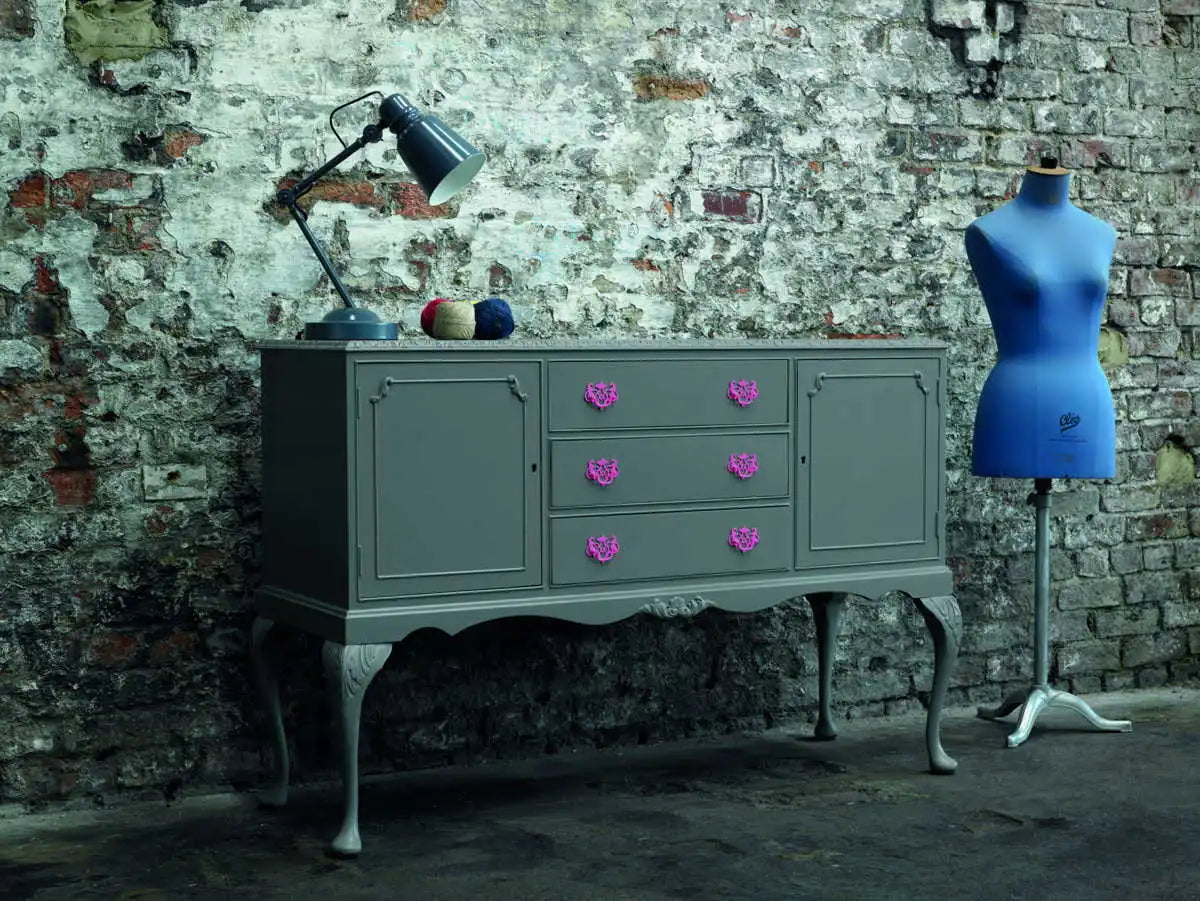 Pintura tizada base agua para interior gris campestre 887 ml Rust Oleum