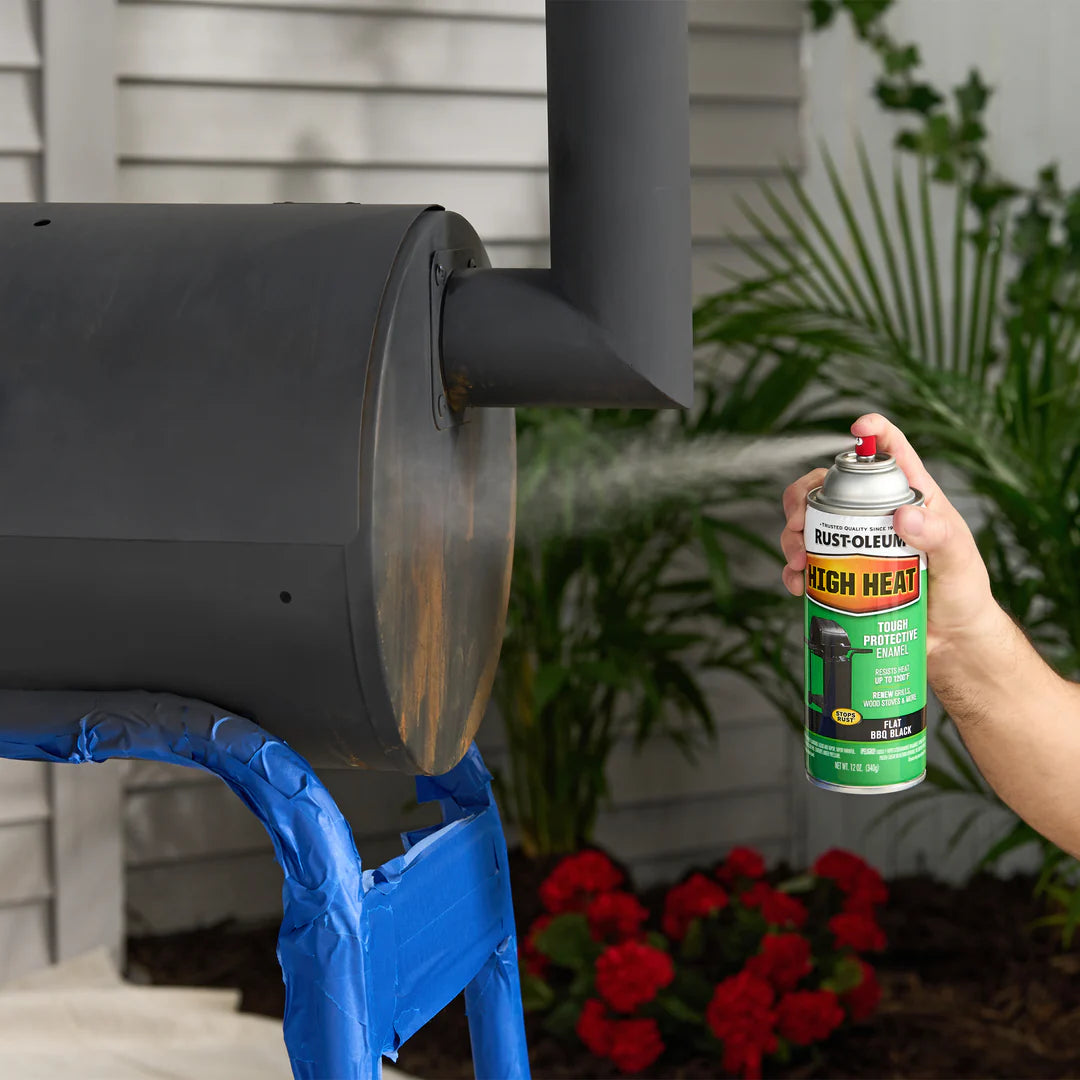 Pintura en aerosol resistente al calor 12 onzas negro Rust Oleum