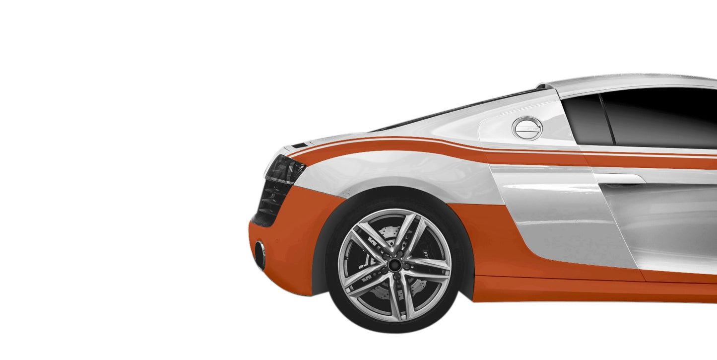 Laca premium automotive naranja mate 311gr Rust Oleum