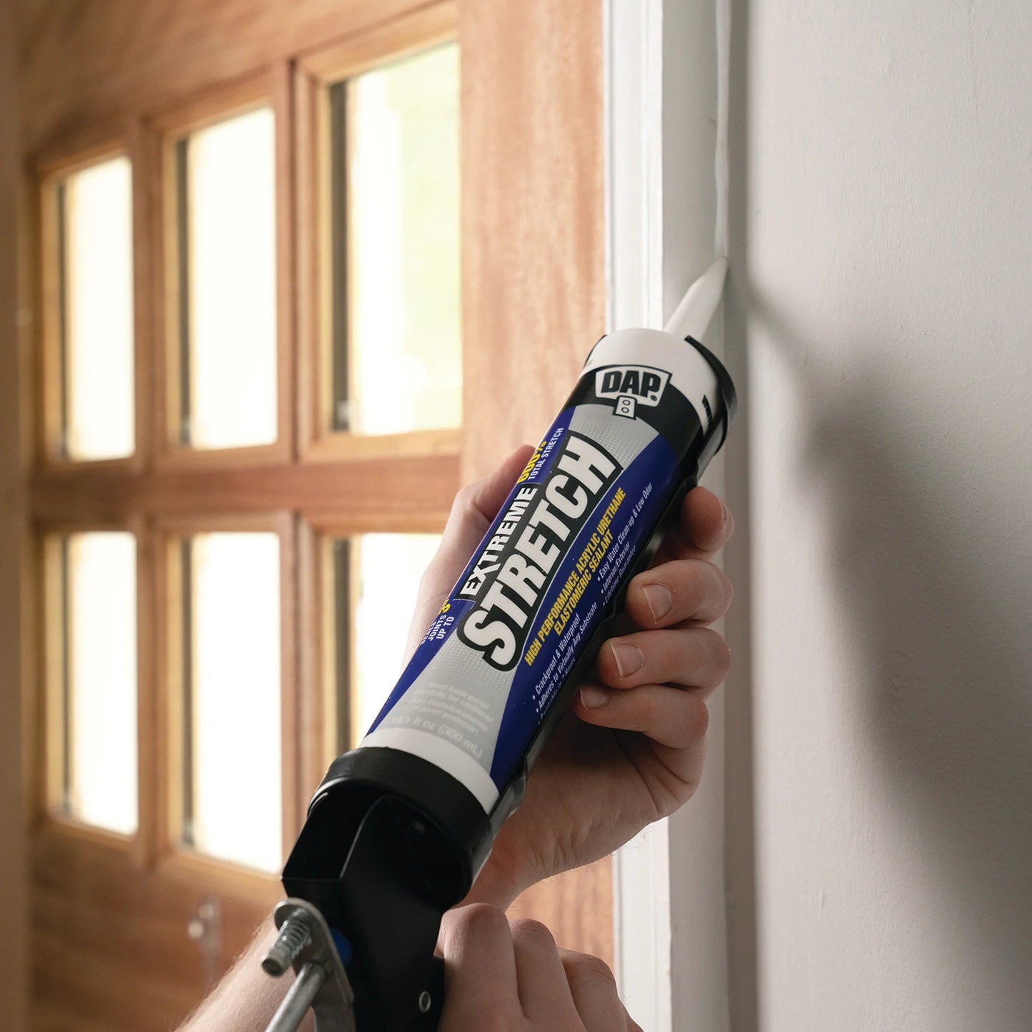 Sellador elastomérico extreme stretch blanco 300ml Dap