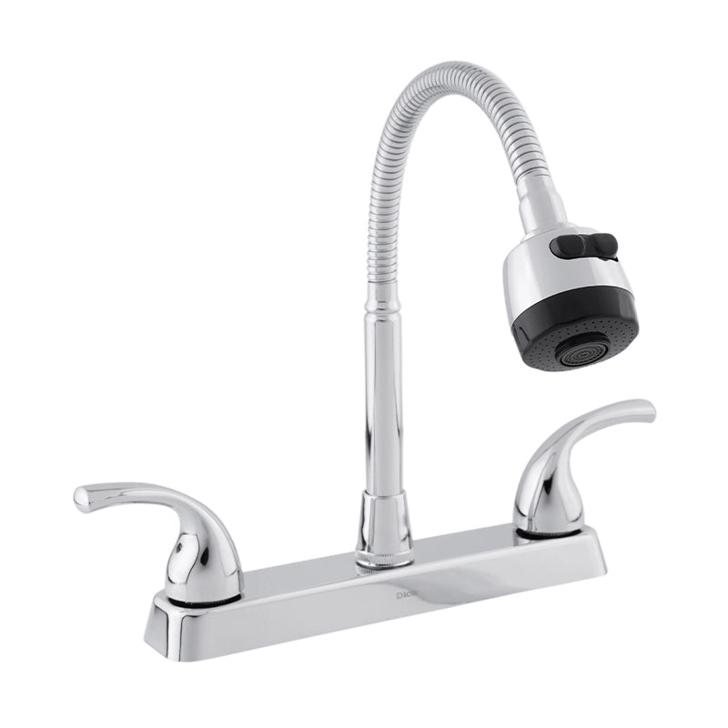 Mezcladora para fregadero de cuello flexible de 8" Dica