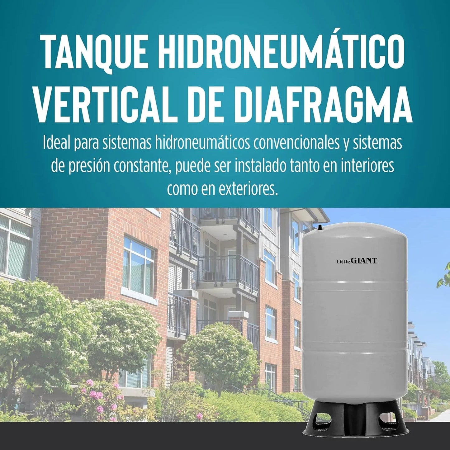 Tanque hidroneumático Littlegiant de 21 galones