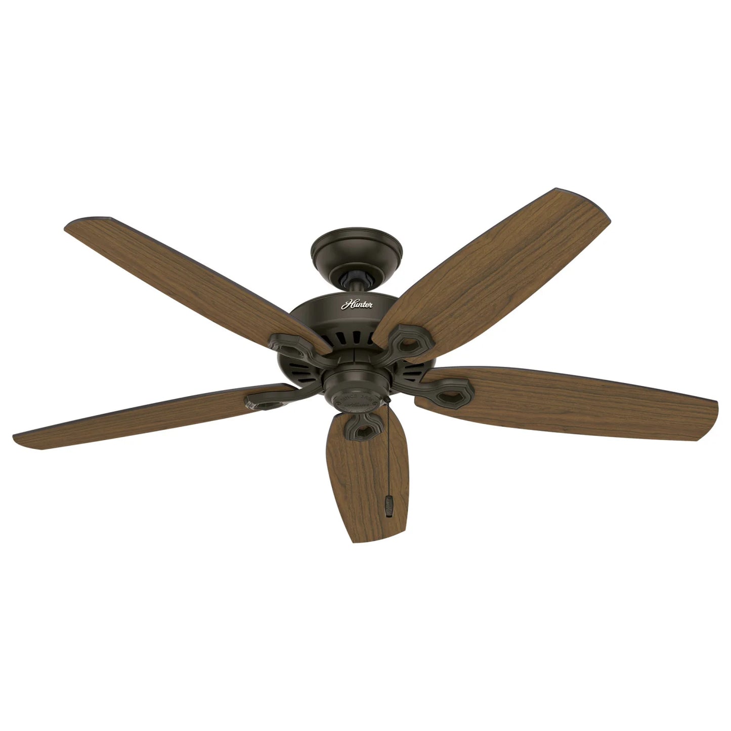 Ventilador de techo para exterior Hunter Builder Elite de 52 pulgadas con aspas reversibles