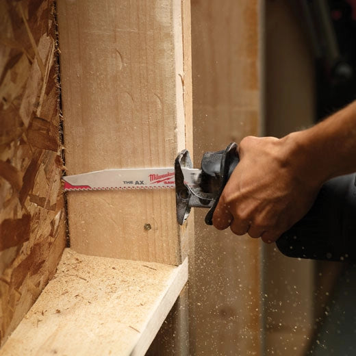 Paquete de 5 hojas de corte para madera Milwaukee Ax Sawzall de 6" - 5TPI