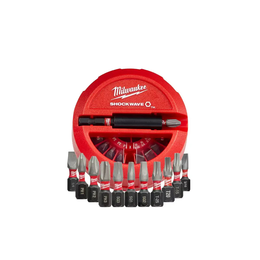 Juego de puntas Shockwave Impact Duty de Milwaukee 22 piezas