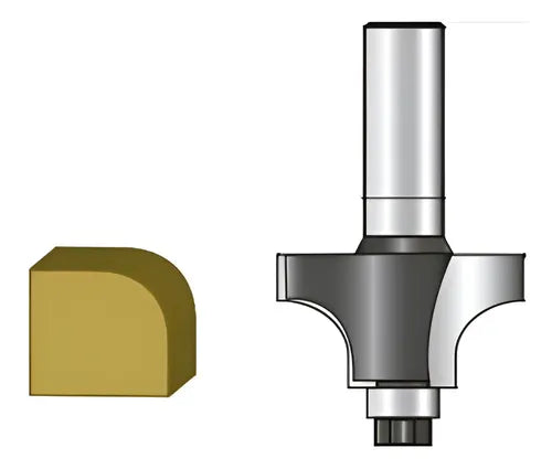 Fresa redondeadora Makita de 1/4"