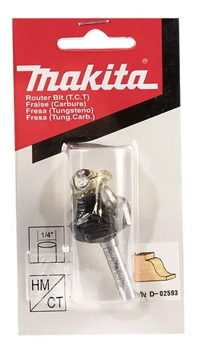 Fresa romana con balero Makita de 1/4"