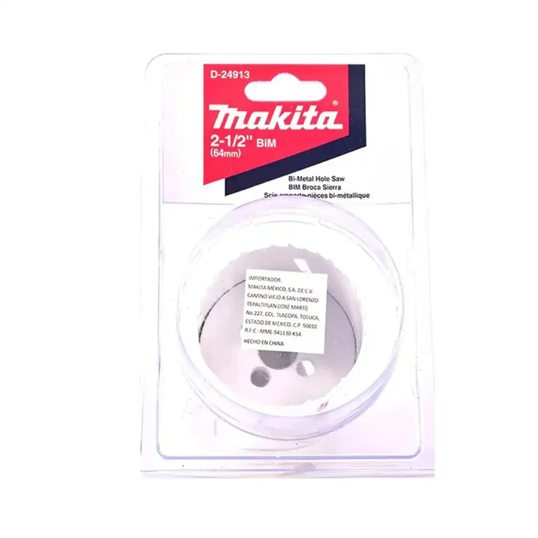 Broca sierra bimetálica Makita de 2-1/2"