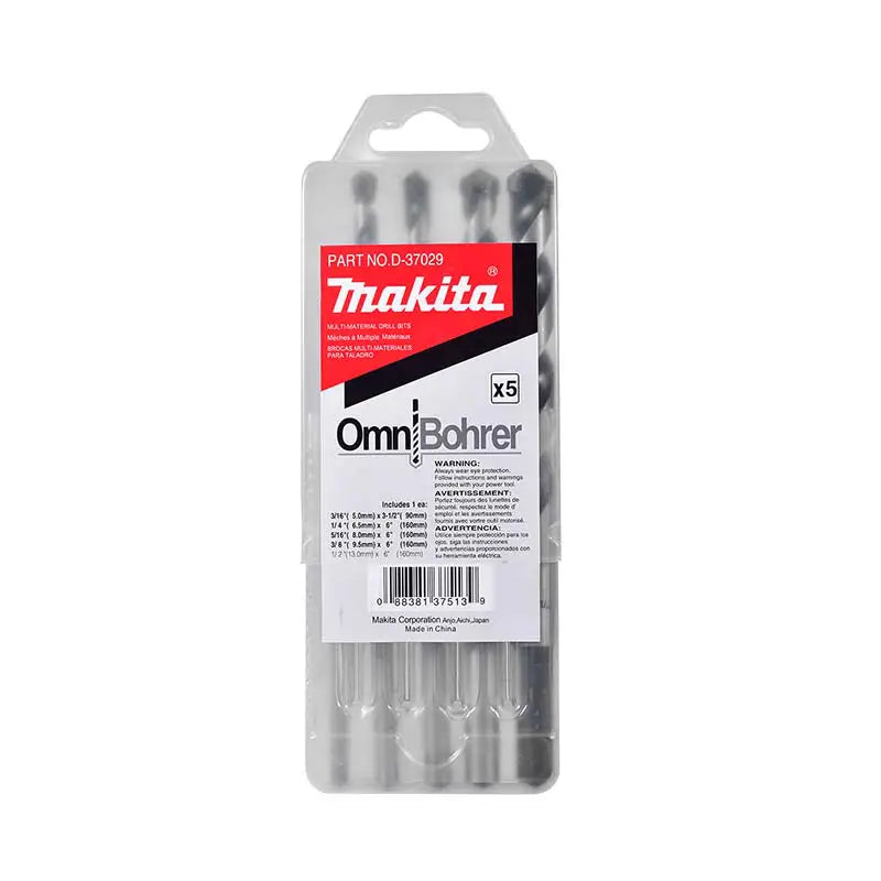 Juego de brocas multimateriales Makita D-37029 de 5 piezas