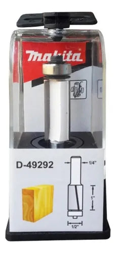 Fresa enrasadora con rodamiento Makita de 1/2" X 1" X 1/4"