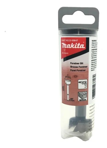 Broca Forstner para madera Makita de 1"