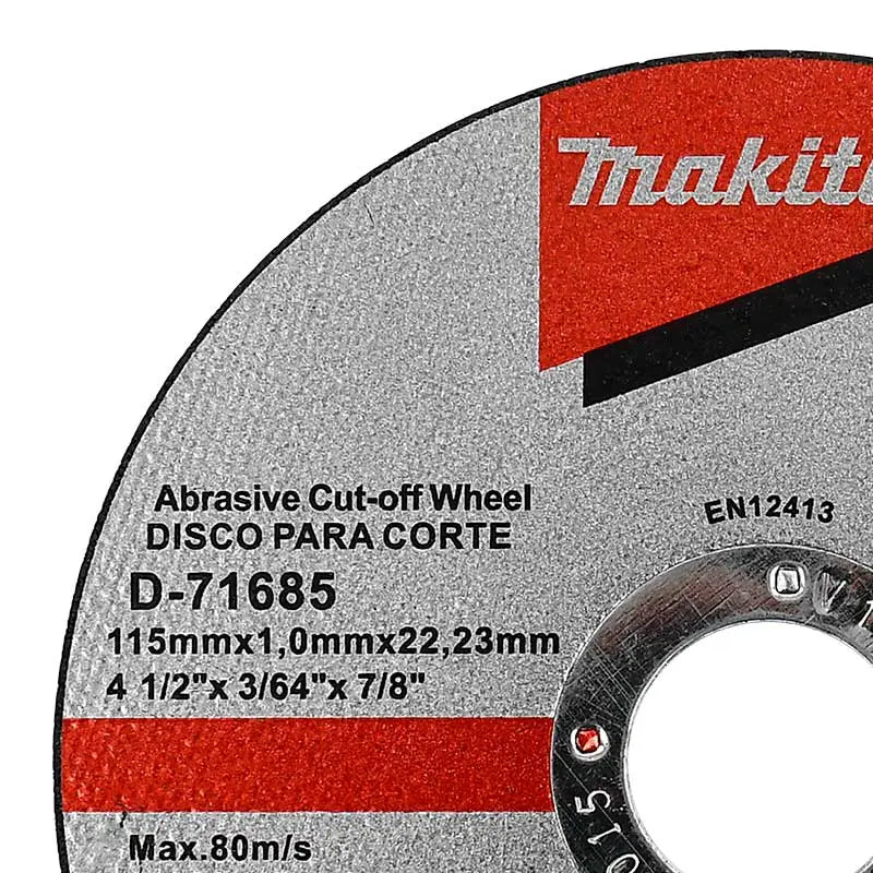 Disco de corte para acero Inoxidable Makita de 4 1/2"