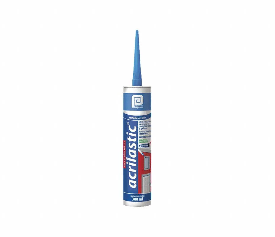 Silicón acrílico Pennsylvania Acrilastic Blanco de 300 ml