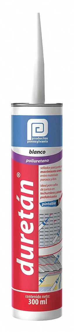 Silicón Pennsylvania Duretán blanco 300 ml