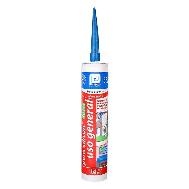 Silicón transparente Pennsylvania para uso general 280 ml