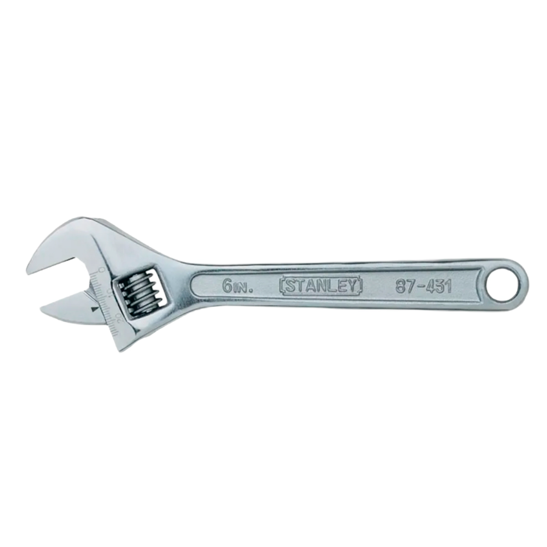 Llave ajustable de 6" Stanley con escala métrica y en pulgadas