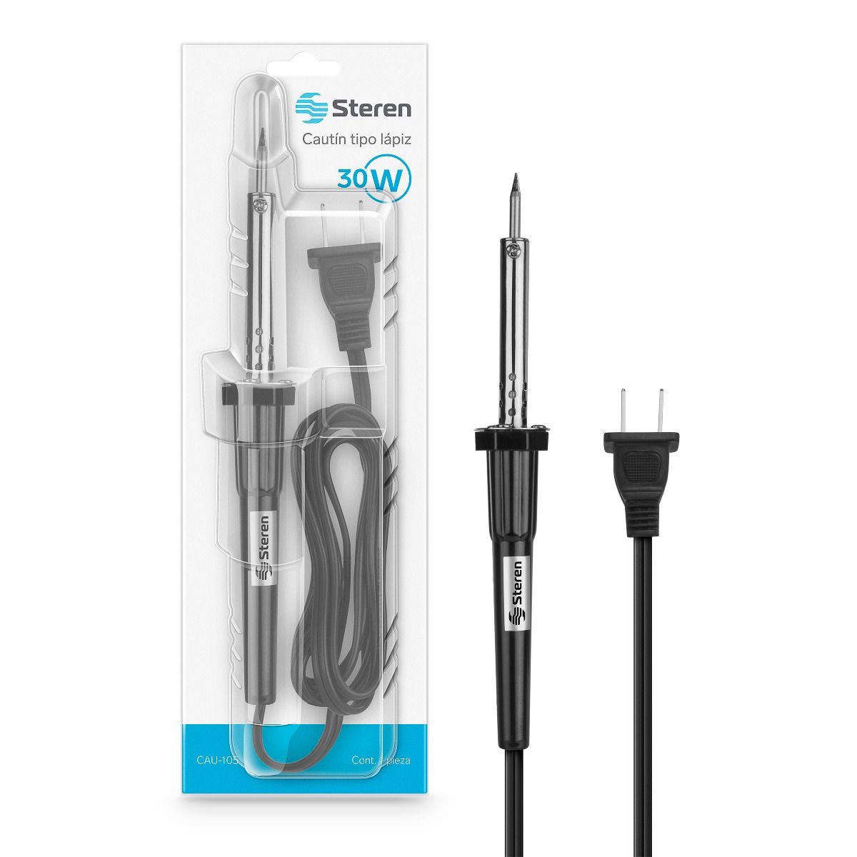 Cautín tipo lápiz de 30w Steren