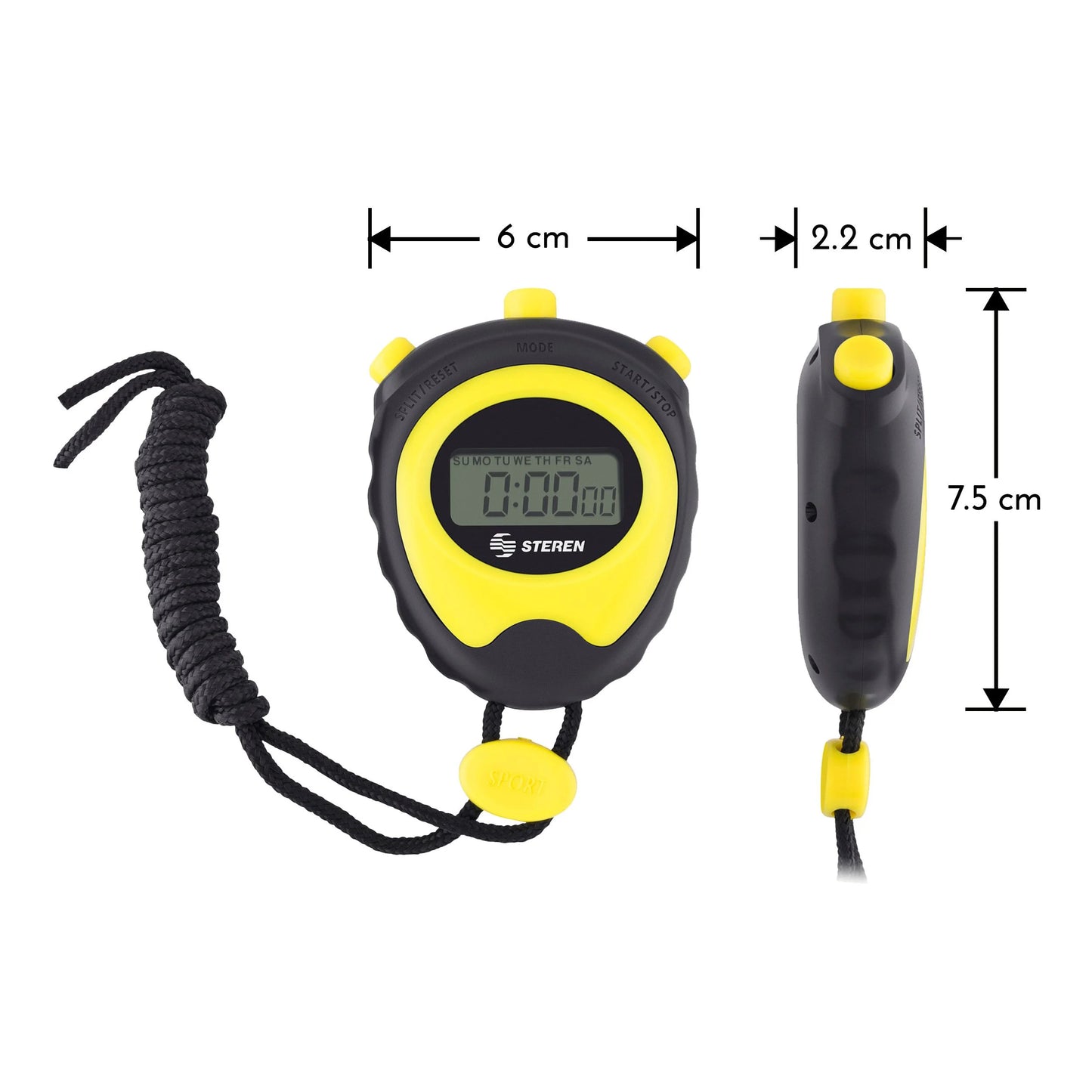 Cronómetro deportivo resistente al agua Steren