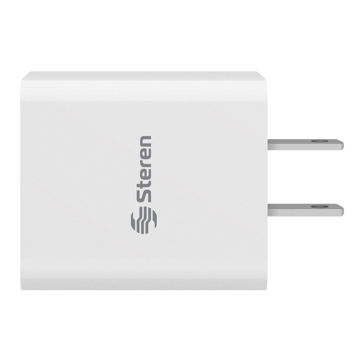 Cargador USB doble de 10w Steren blanco