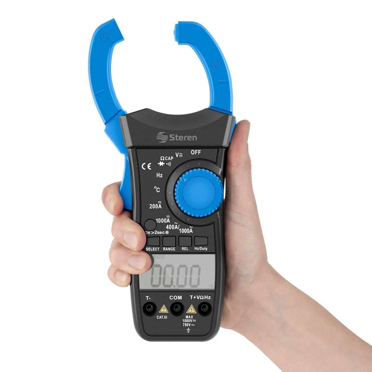 Multímetro de gancho profesional Bluetooth Steren