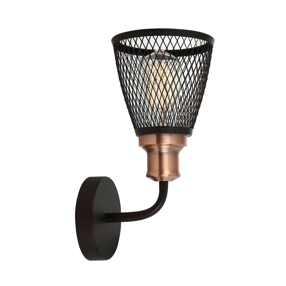 Luminaria de pared Oporto Tecnohome negro antique
