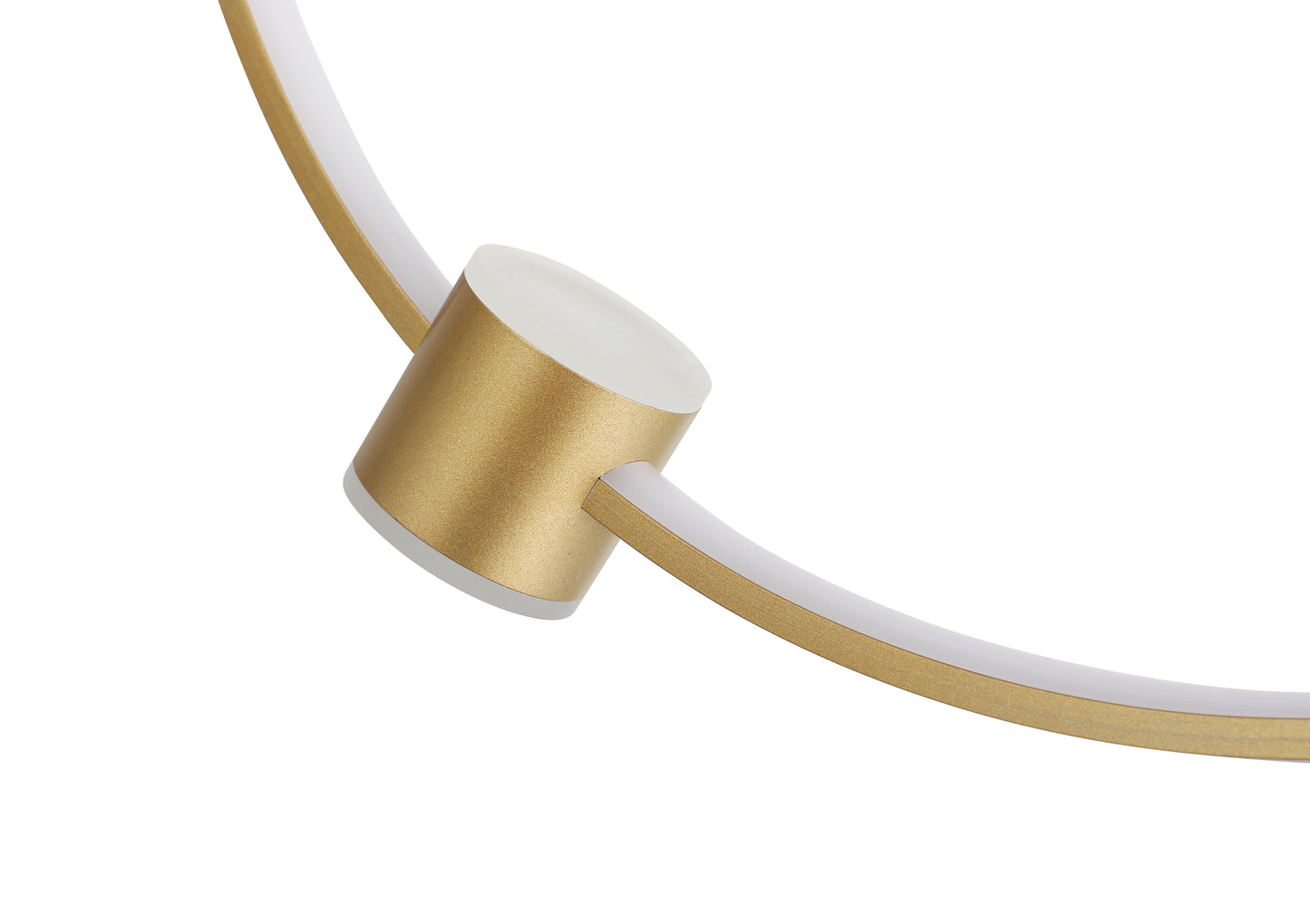 Luminaria colgante Cirina Tecnohome dorado con luz led dimeable