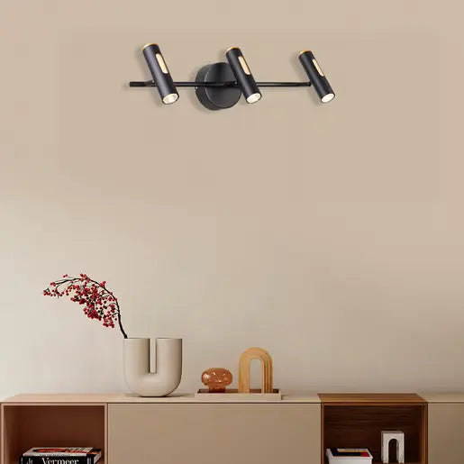 Lámpara de pared Zubene IV Tecnolite de 15W luz cálida de 3 luces