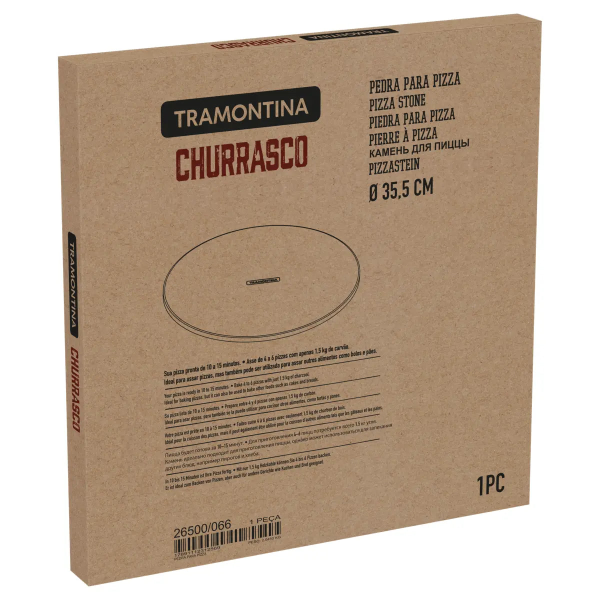 Piedra para pizza tcp-400 Tramontina de 35.5 cm