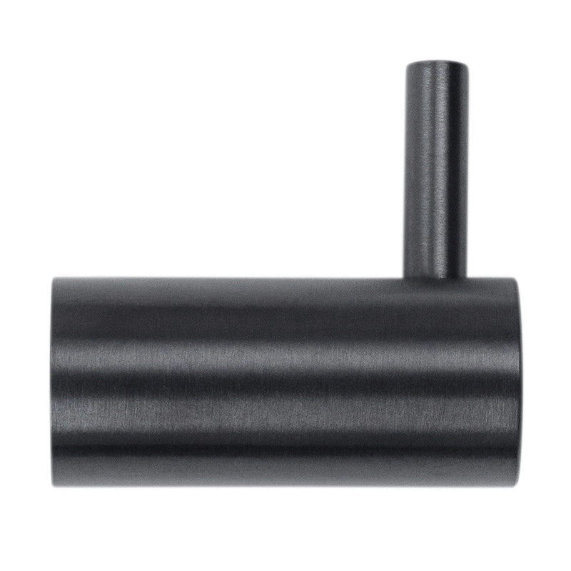 Gancho sencillo Inox negro Urrea inox.06.2