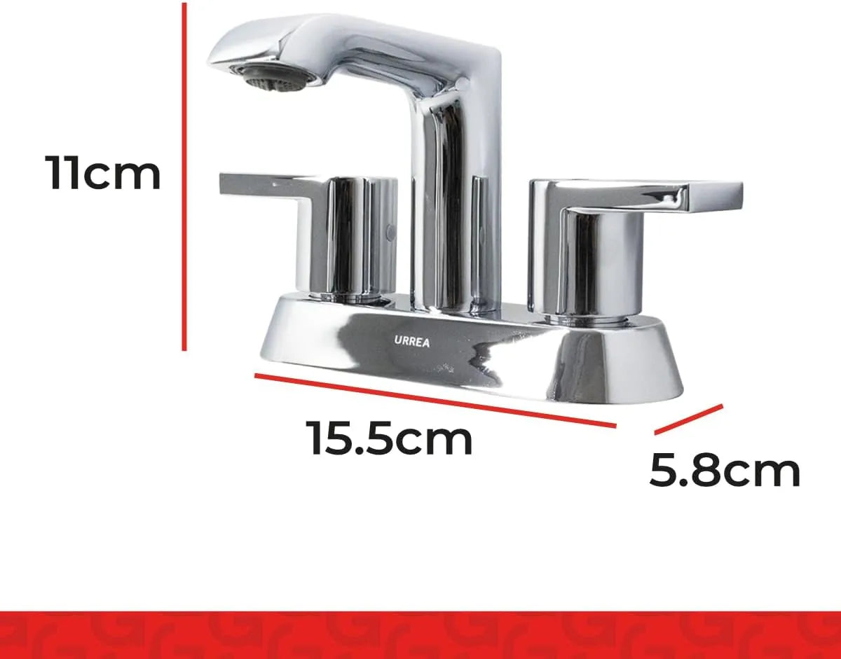 Mezcladora de 4" para lavabo Urrea 12cl