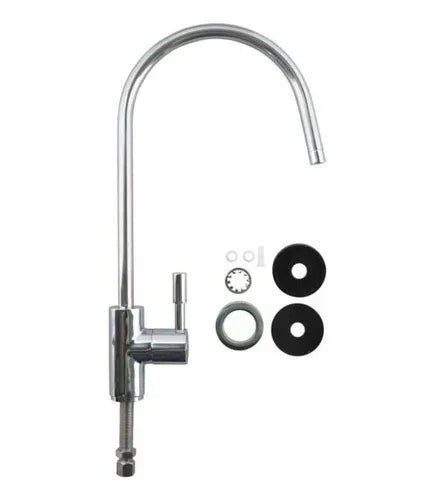 Llave de ganso cromada R-PK-GF06 para ósmosis inversa