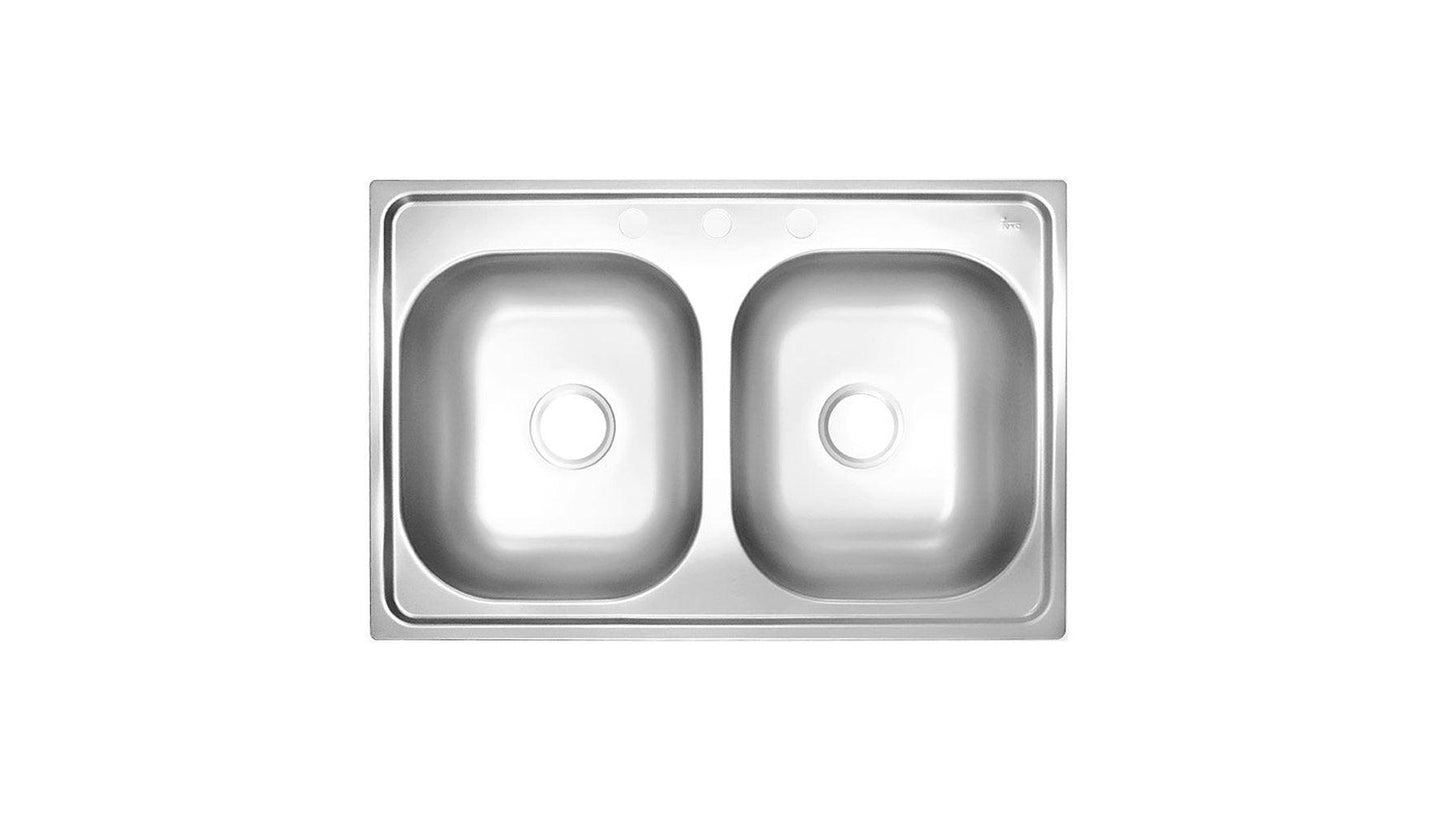 FREGADERO ACERO INOXIDABLE 1 PERFORACION DE EMPOTRE 08101112 - GRUPODONPEDRO