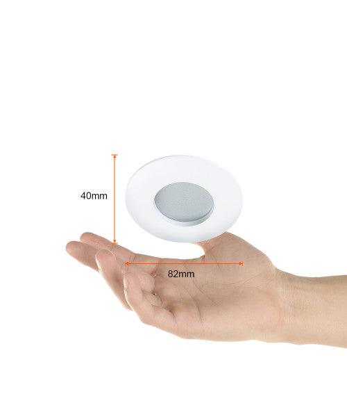 EMPOTRADO FIJO TECHO ADRIA I - 7W - GX5.3 BLANCO - GRUPODONPEDRO
