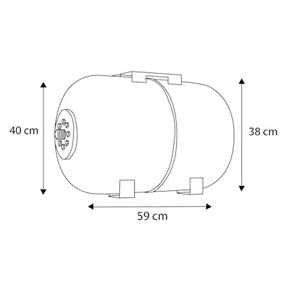 Tanque hidroneumatico de 50lt pedrollo