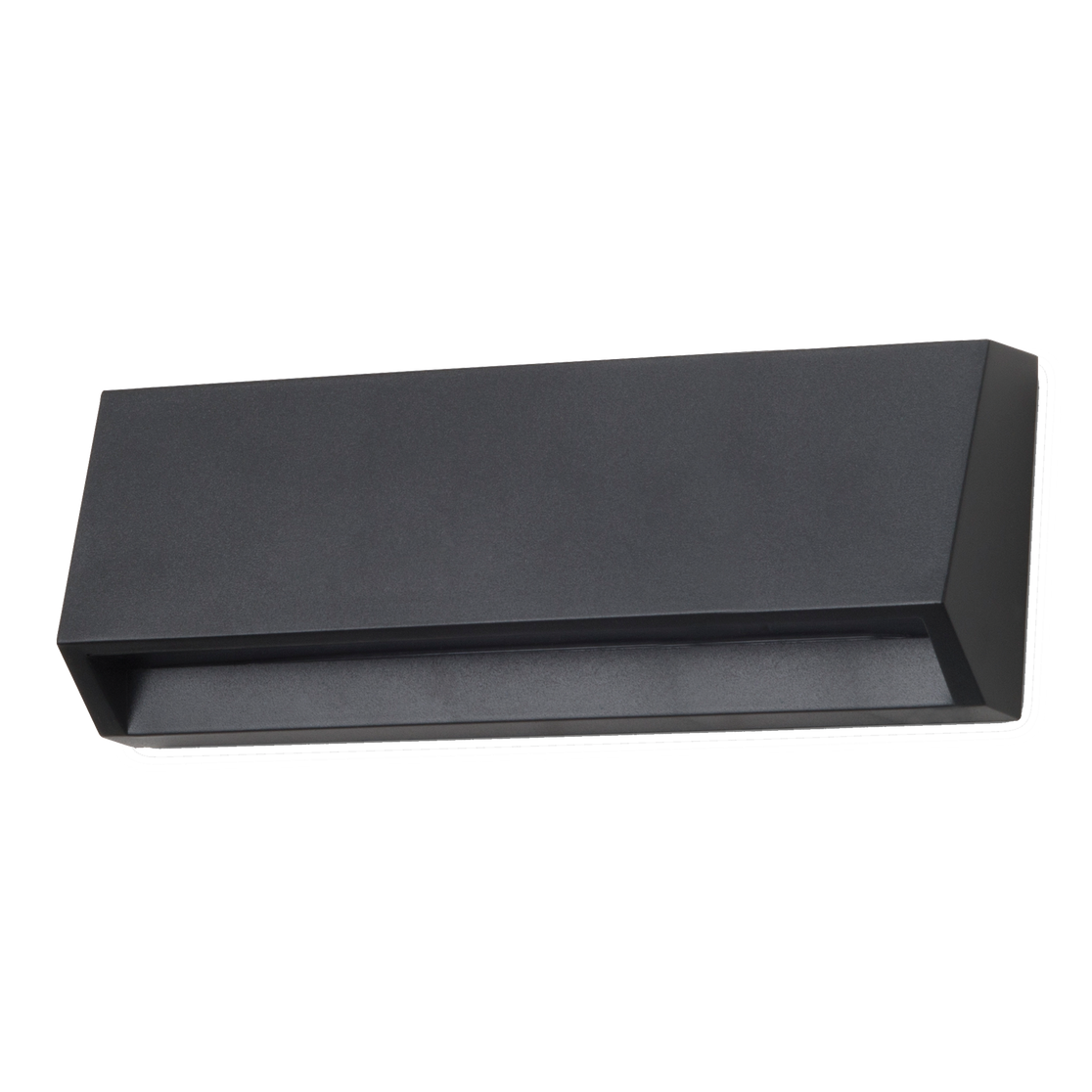 Luminaria grove de corteria a pared ip65 4000k negra 0130