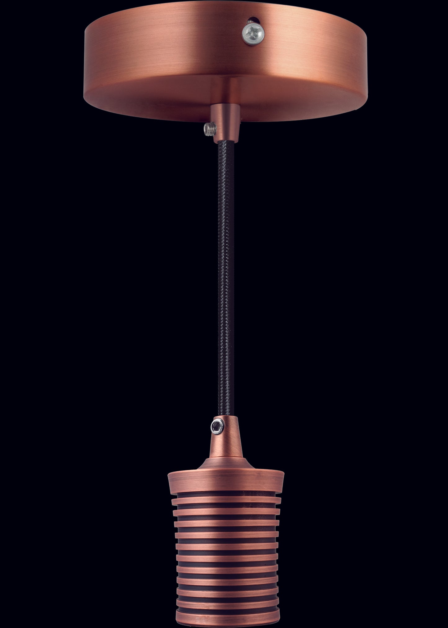 Luminaria colgante decorative Milan bronce rojo mate Aksi