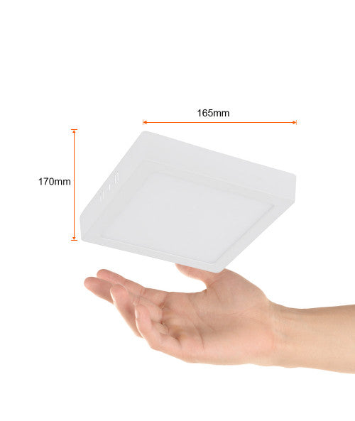 Luminario plafon algedi ii - 12w - 3000k blanco