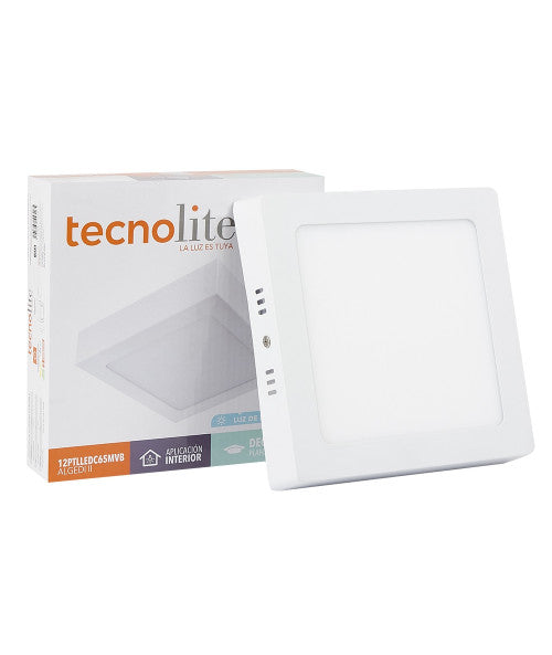 Luminario plafón Algedi II de 12w 6500k blanco Tecnolite