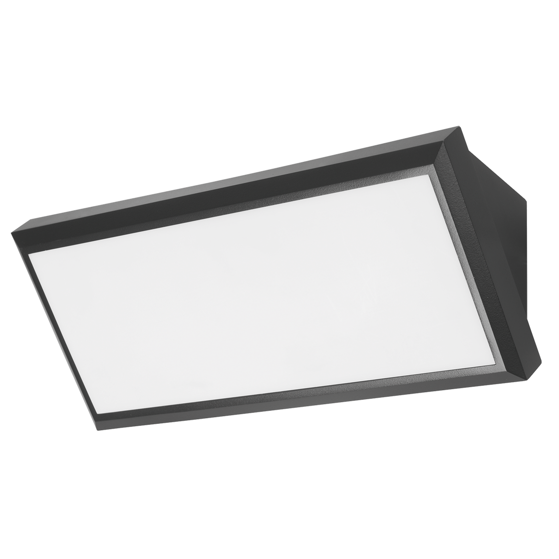 Luminaria samper a pared exterior negra ip65 3000k