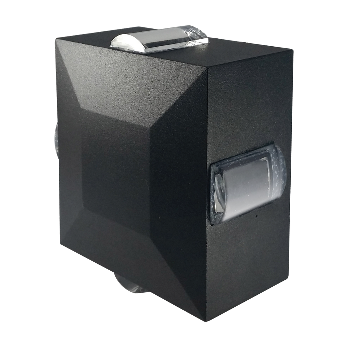 Luminaria pixel negro a pared exterior ip54 3000k Estevez