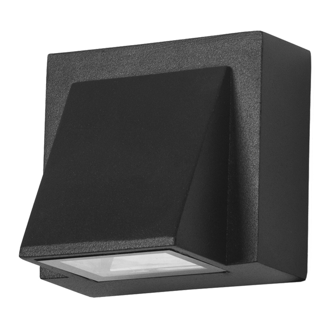 Luminaria loyd a pared exterior negra ip54 3000k Estevez
