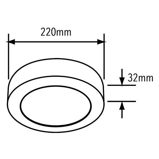 LAMPARA INTERIOR LED ANKAA III 18W 6500K - GRUPODONPEDRO